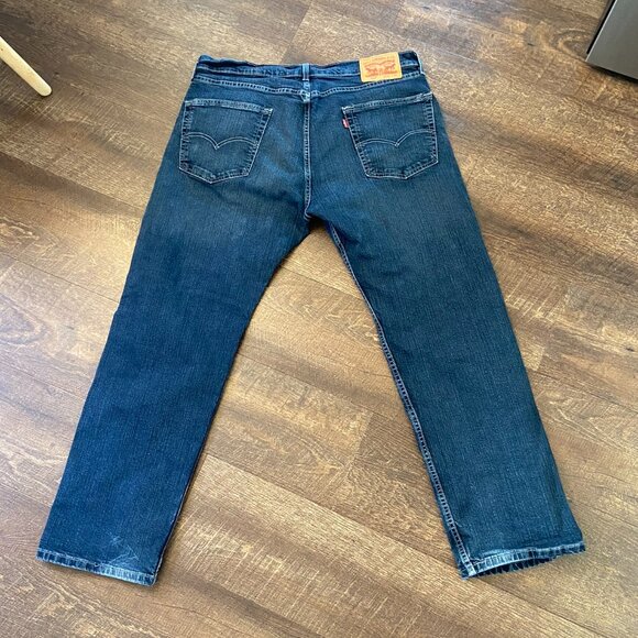 Levi's 505 Straight Leg Jeans - Size 36x30 - Picture 3 of 7